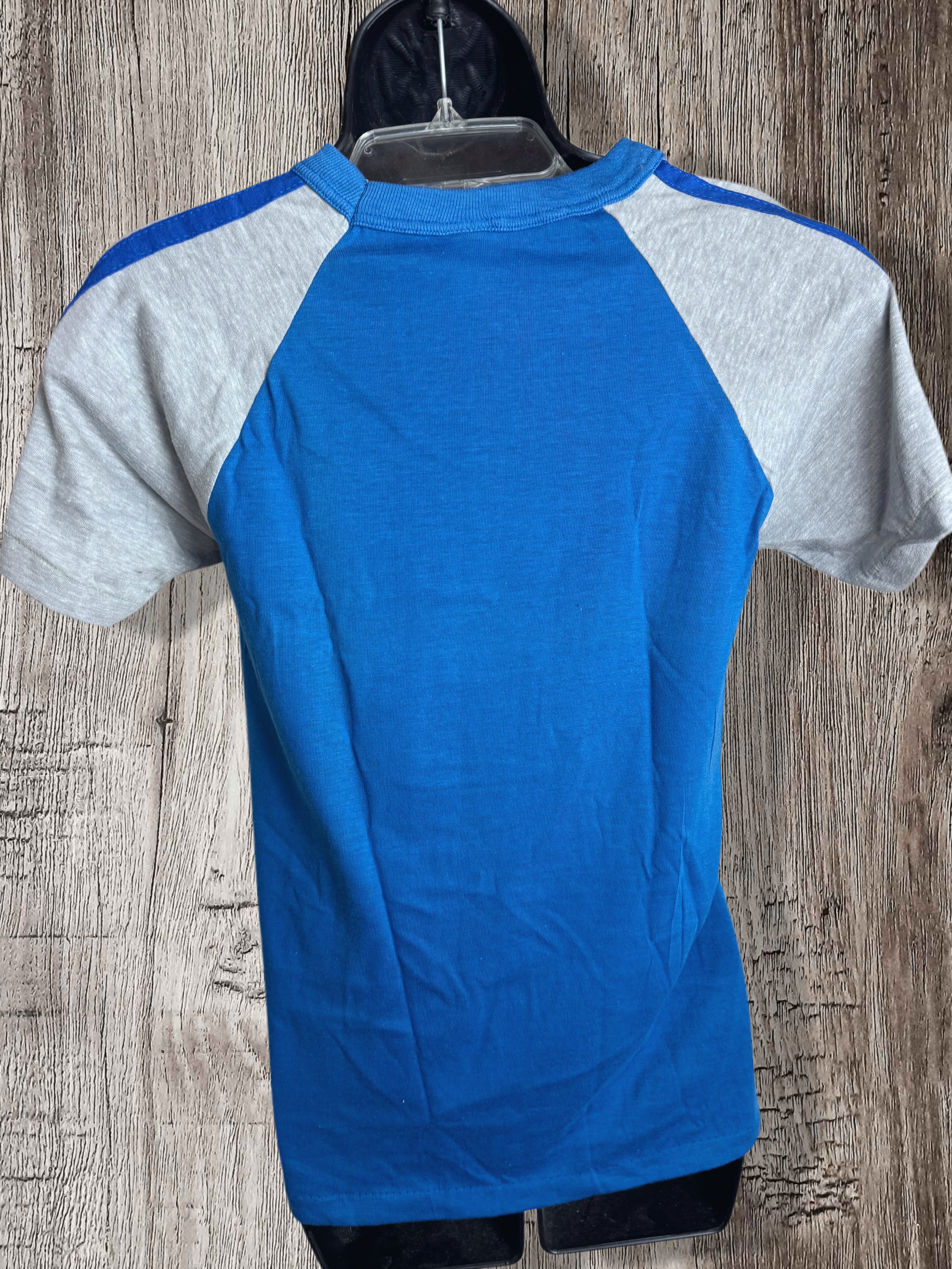 Hybrid Vintage Tee-Moorewear USA Blank + Cowboys Stay In The Saddle Longer True Vintage Transfer (Small)