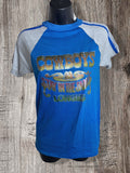 Hybrid Vintage Tee-Moorewear USA Blank + Cowboys Stay In The Saddle Longer True Vintage Transfer (Small)