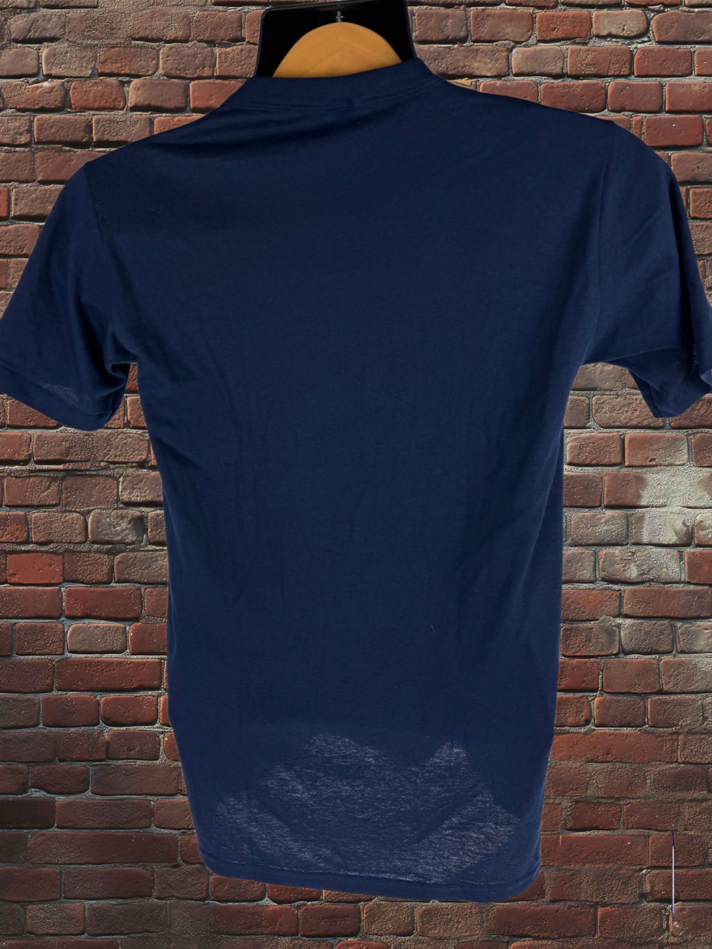 Vintage 1980s Russell Athletic Small Navy Blue T-Shirt – Made in USA – 50/50 Blend