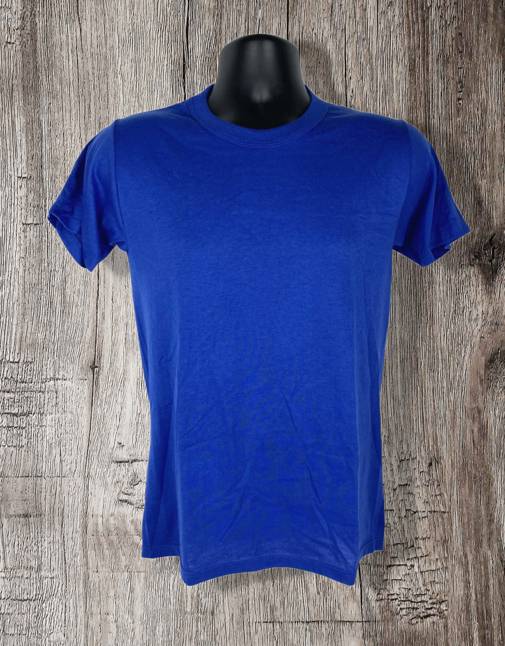 Vintage Russell Athletic Royal Blue T‑Shirt – Made in USA – Size Small – 50/50 Blend