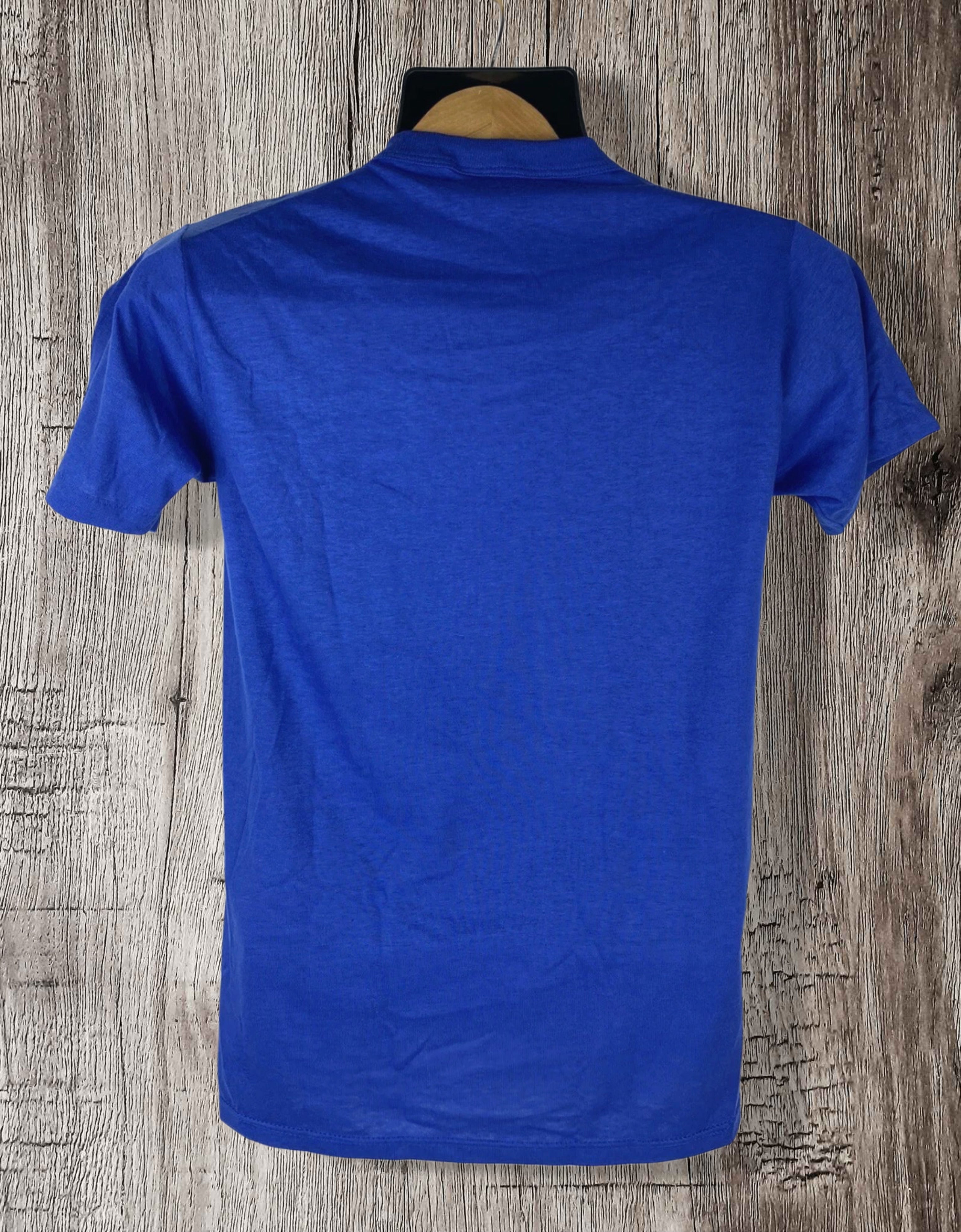 Vintage Russell Athletic Royal Blue T‑Shirt – Made in USA – Size Small – 50/50 Blend